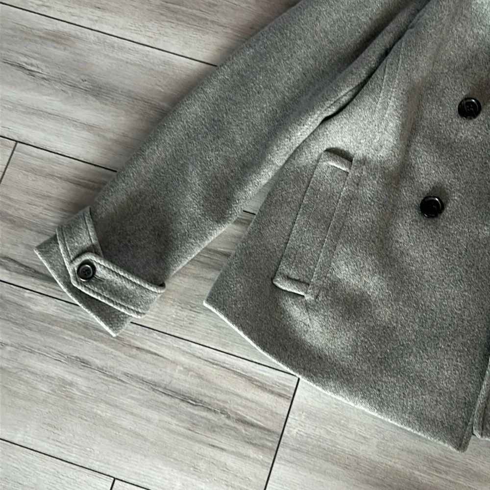 J Crew Stadium cloth by Nello Gori size 6 wool blend jacket gray - Picture 4 of 13